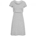 Multifunctional Striped Maternity Nursing Dress – Short Sleeve Breastfeeding Access - The Little Lights