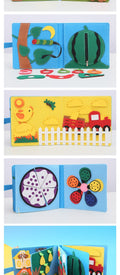 DIY Felt Montessori Cloth Book – Early Learning Activity Book for Toddlers - The Little Lights