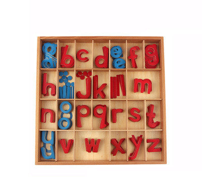 Montessori Wooden Alphabet Letter Box – Lowercase Early Learning Toy for Kids - The Little Lights