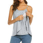 Maternity Nursing Tank Top – Soft Sling Breastfeeding Camisole with Easy Access for Moms - The Little Lights