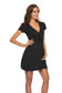 Deep V-Neck Maternity Dress – Soft, Stretchy & Stylish with Short Sleeves - The Little Lights