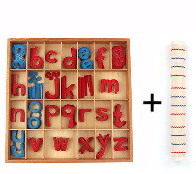 Montessori Wooden Alphabet Letter Box – Lowercase Early Learning Toy for Kids - The Little Lights