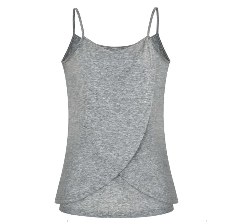 Maternity Nursing Tank Top – Soft Sling Breastfeeding Camisole with Easy Access for Moms - The Little Lights