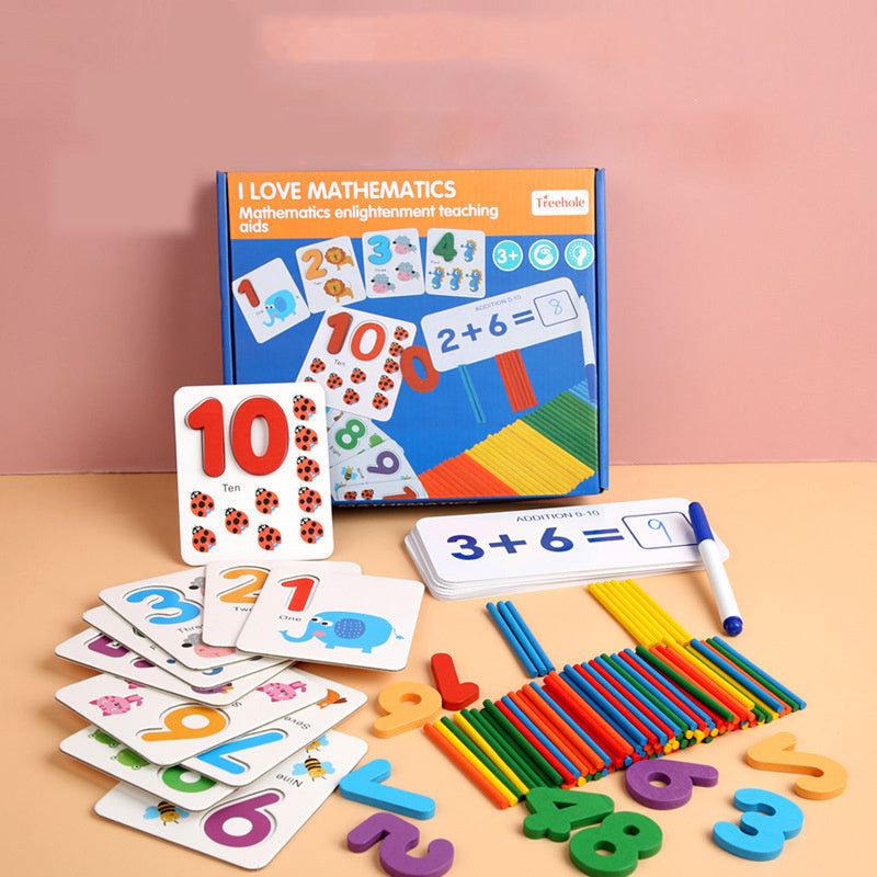 Early Math Learning Kit – Numbers, Counting & Addition Educational Toy for Kids - The Little Lights