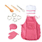 11-Piece Montessori Kids Cooking & Baking Set – Chef Hat, Apron, Mitt & Accessories - The Little Lights