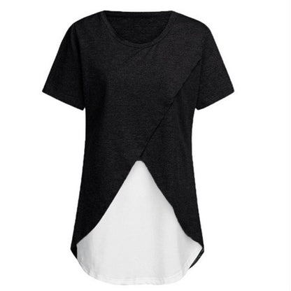 Loose And Comfortable Breastfeeding Maternity Top T-Shirt - The Little Lights