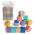 Soft Animal Building Blocks for Babies – Sensory, Stacking & Teething Toy Set - The Little Lights