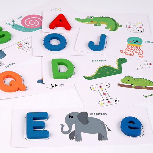 Spelling & Word-Building Educational Toy – English Alphabet Learning Set for Kids - The Little Lights