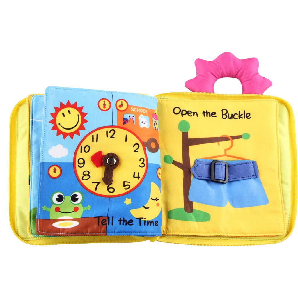 Soft Baby Cloth Book – Tear-Resistant & Chew-Safe Sensory Book for Early Learning (Multiple Styles) - The Little Lights
