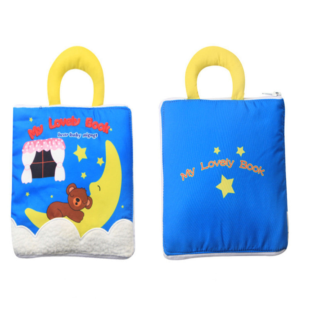Soft Baby Cloth Book – Tear-Resistant & Chew-Safe Sensory Book for Early Learning (Multiple Styles) - The Little Lights