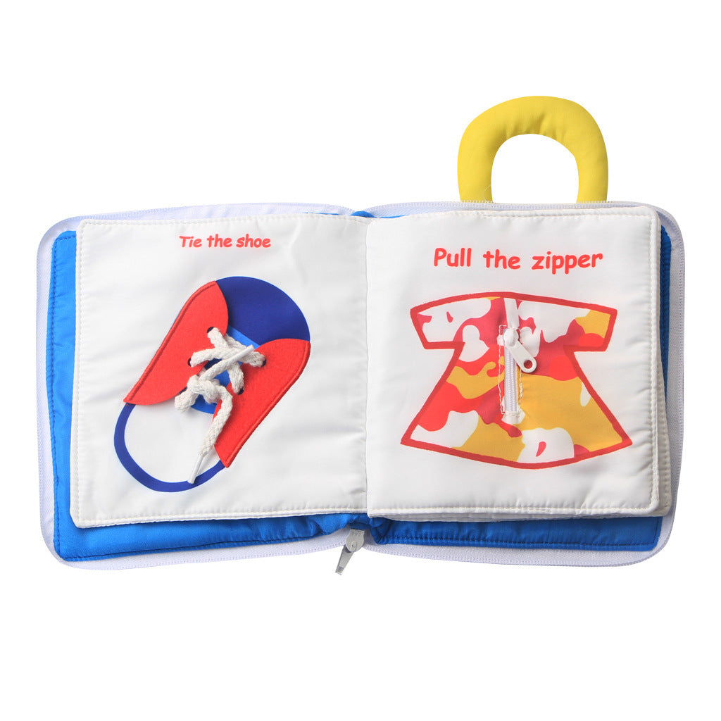 Soft Baby Cloth Book – Tear-Resistant & Chew-Safe Sensory Book for Early Learning (Multiple Styles) - The Little Lights