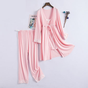 3-Piece Maternity Pajama Set – Soft Modal Nursing & Confinement Loungewear for Pregnant Women - The Little Lights
