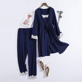 3-Piece Maternity Pajama Set – Soft Modal Nursing & Confinement Loungewear for Pregnant Women - The Little Lights