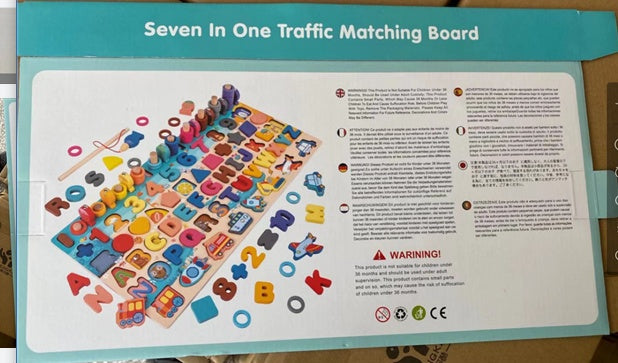 Montessori 3D Alphabet & Number Matching Puzzle – Magnetic Wooden Learning Toy for Kids - The Little Lights