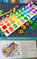 Montessori 3D Alphabet & Number Matching Puzzle – Magnetic Wooden Learning Toy for Kids - The Little Lights