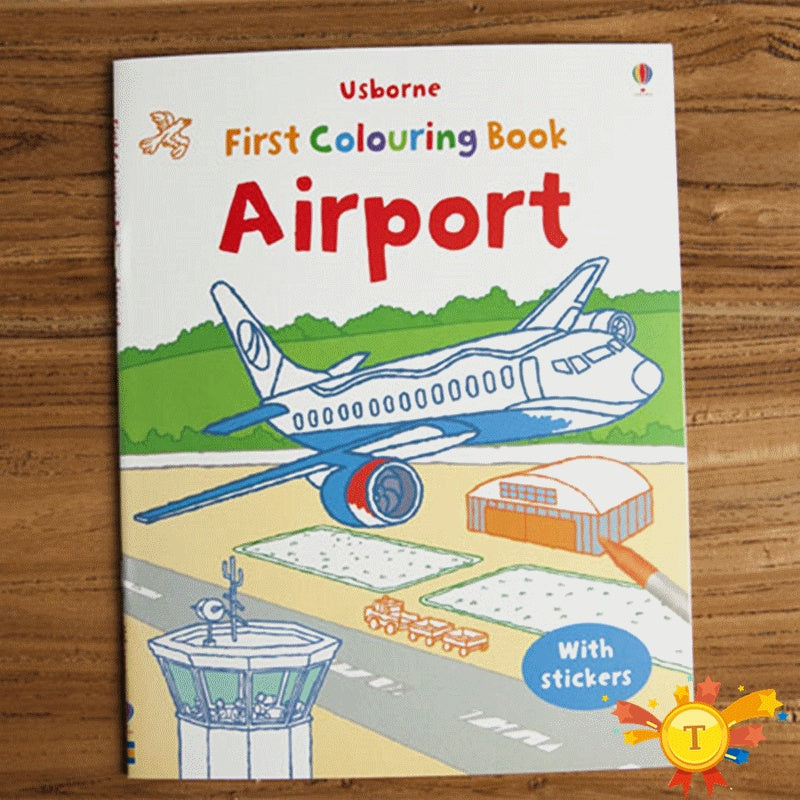 Children’s Dinosaur Coloring Sticker Book – Fun Learning & Activity Book for Toddlers - The Little Lights