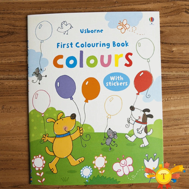 Children’s Dinosaur Coloring Sticker Book – Fun Learning & Activity Book for Toddlers - The Little Lights