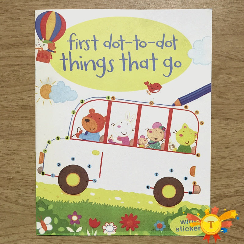 Children’s Dinosaur Coloring Sticker Book – Fun Learning & Activity Book for Toddlers - The Little Lights