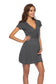 Deep V-Neck Maternity Dress – Soft, Stretchy & Stylish with Short Sleeves - The Little Lights