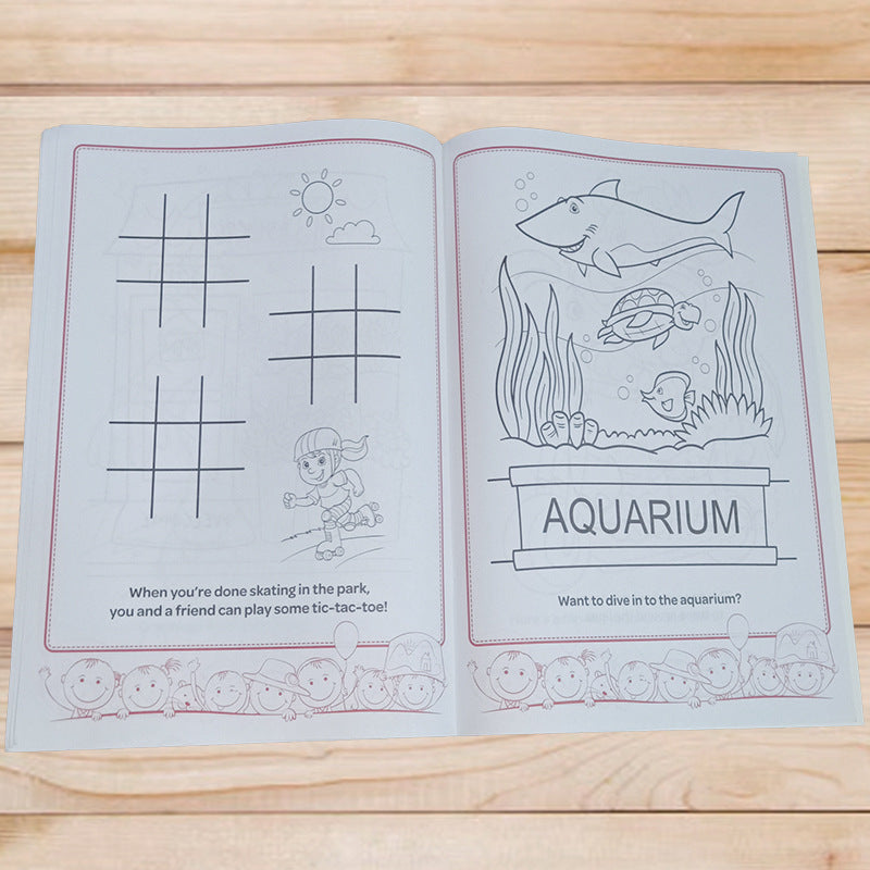 Children’s English Calligraphy & Coloring Book – Fun Learning with 20 Pages of Activities - The Little Lights