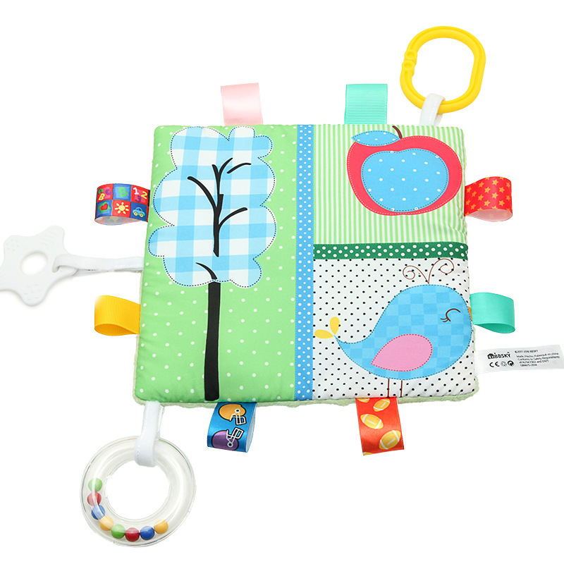 High Contrast Baby Crib Cloth Book – Soft Sensory Panel Toy for Newborns | Visual Stimulation & Development - The Little Lights