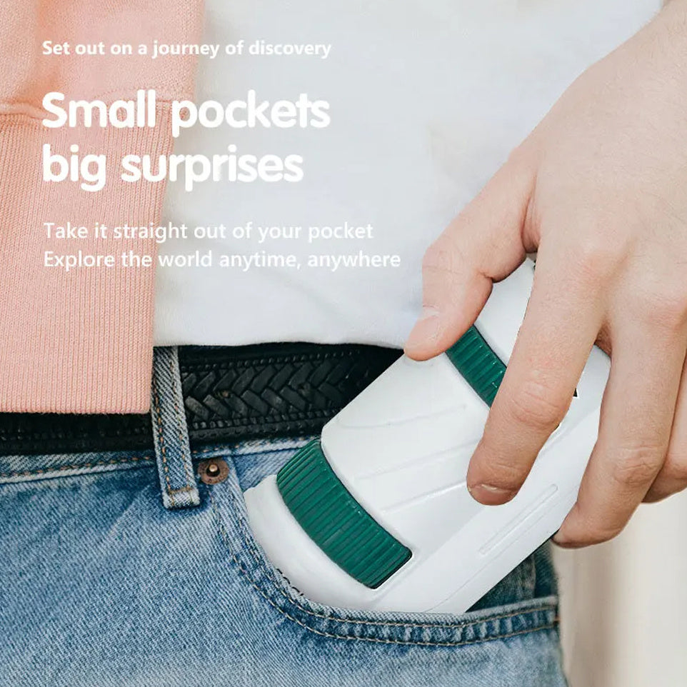 Kids Science Microscope Toy – 60–180x Zoom Pocket Microscope with LED Light – STEM Educational Toy for Kids - The Little Lights