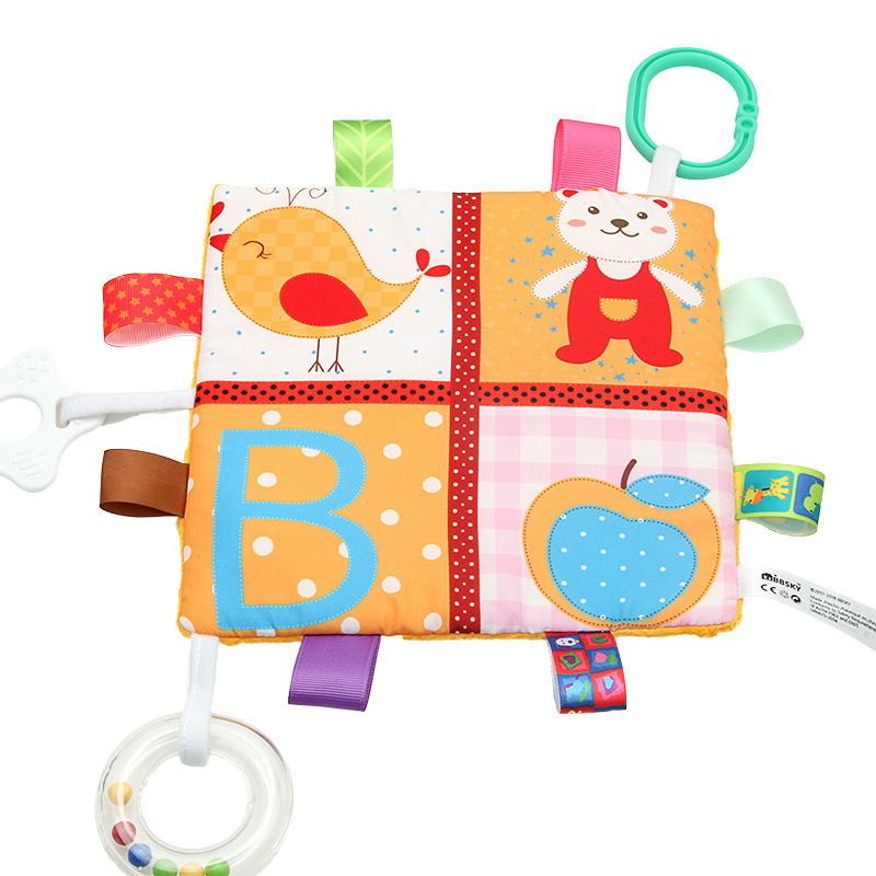 High Contrast Baby Crib Cloth Book – Soft Sensory Panel Toy for Newborns | Visual Stimulation & Development - The Little Lights
