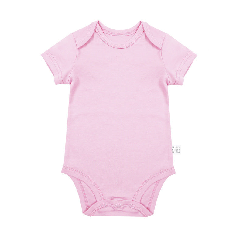 Solid Color Baby Onesie – Soft Cotton Romper for Newborns (0–24 Months) | Unisex Bodysuit for Boys & Girls - The Little Lights