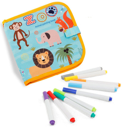 Reusable Magic Drawing Book for Kids – Graffiti Water Doodle Activity Pad - The Little Lights