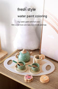 Wooden Afternoon Tea Set – Pretend Play Tea Party Toy for Kids - The Little Lights