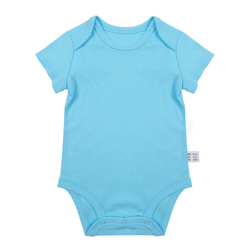 Solid Color Baby Onesie – Soft Cotton Romper for Newborns (0–24 Months) | Unisex Bodysuit for Boys & Girls - The Little Lights
