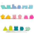 Wooden Shape Sorting Building Block Toy – Educational Intellectual Car for Toddlers - The Little Lights