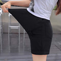 High-Waisted Maternity Belly Support Shorts – Soft & Stretchy Pregnancy Wear - The Little Lights