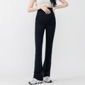 Maternity Yoga Bell-Bottom Pants – High-Waisted, Breathable, Casual Slim Fit - The Little Lights