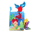 Animal Tail Cloth Book for Babies – Sensory Crinkle Soft Book with Textured Tails (Jungle, Ocean, Farm & Dino Themes) - The Little Lights