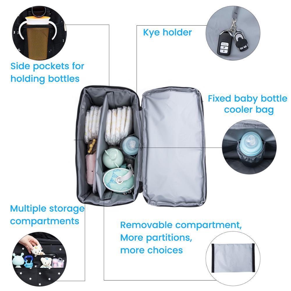 Baby Stroller Organizer Bag – Large Capacity Storage for Bottles, Diapers & Essentials - The Little Lights