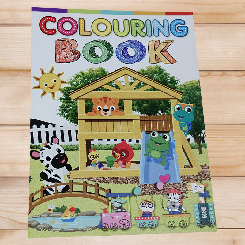 Children’s English Calligraphy & Coloring Book – Fun Learning with 20 Pages of Activities - The Little Lights