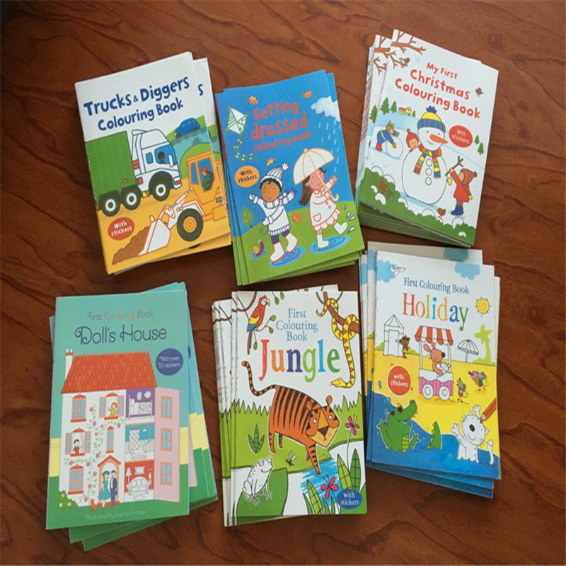 Children’s Dinosaur Coloring Sticker Book – Fun Learning & Activity Book for Toddlers - The Little Lights