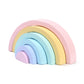Macaron Rainbow Stacking Arches – Montessori-Inspired Wooden Toy for Kids - The Little Lights