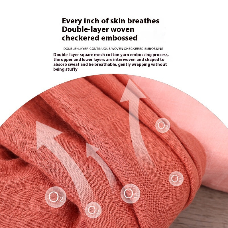 Infant Cotton Gauze Blanket – Breathable Double-Layer Swaddle Wrap for Newborns | Soft Muslin Baby Blanket (120x120cm) - The Little Lights
