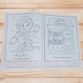 Children’s English Calligraphy & Coloring Book – Fun Learning with 20 Pages of Activities - The Little Lights