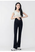 Maternity Yoga Bell-Bottom Pants – High-Waisted, Breathable, Casual Slim Fit - The Little Lights