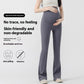 Maternity Yoga Bell-Bottom Pants – High-Waisted, Breathable, Casual Slim Fit - The Little Lights