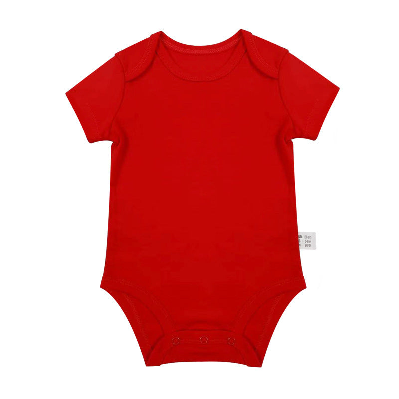 Solid Color Baby Onesie – Soft Cotton Romper for Newborns (0–24 Months) | Unisex Bodysuit for Boys & Girls - The Little Lights