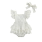 White Lace Baby Girl Dress Bodysuit – Formal Infant Outfit for Weddings, Parties & Photoshoots - The Little Lights