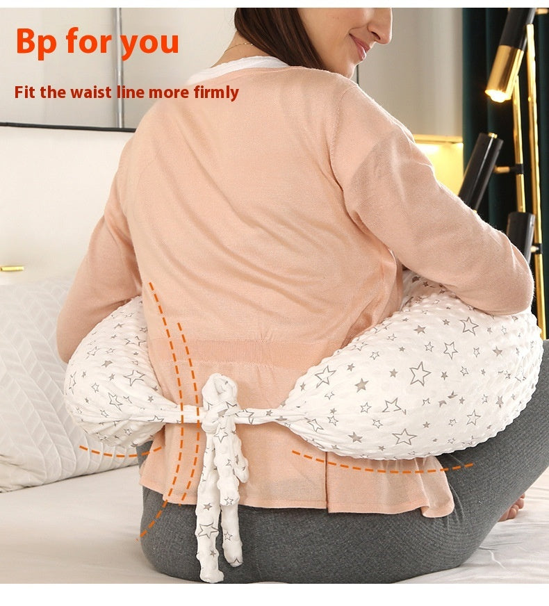 U-Shaped Maternity Pillow – Full Body Pregnancy Support Cushion (140x28cm) - The Little Lights