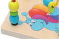 Educational Wooden Activity Cube Toy | Beads, Clock & More - The Little Lights