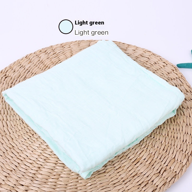 Infant Cotton Gauze Blanket – Breathable Double-Layer Swaddle Wrap for Newborns | Soft Muslin Baby Blanket (120x120cm) - The Little Lights