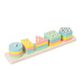 Montessori Wooden Shape & Color Matching Blocks – Early Learning Toy for Toddlers (1–3 Years) - The Little Lights