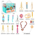 16-Piece Kids Doctor Play Set – Pretend Medical Kit with Stethoscope, Syringe & Case for Toddlers - The Little Lights